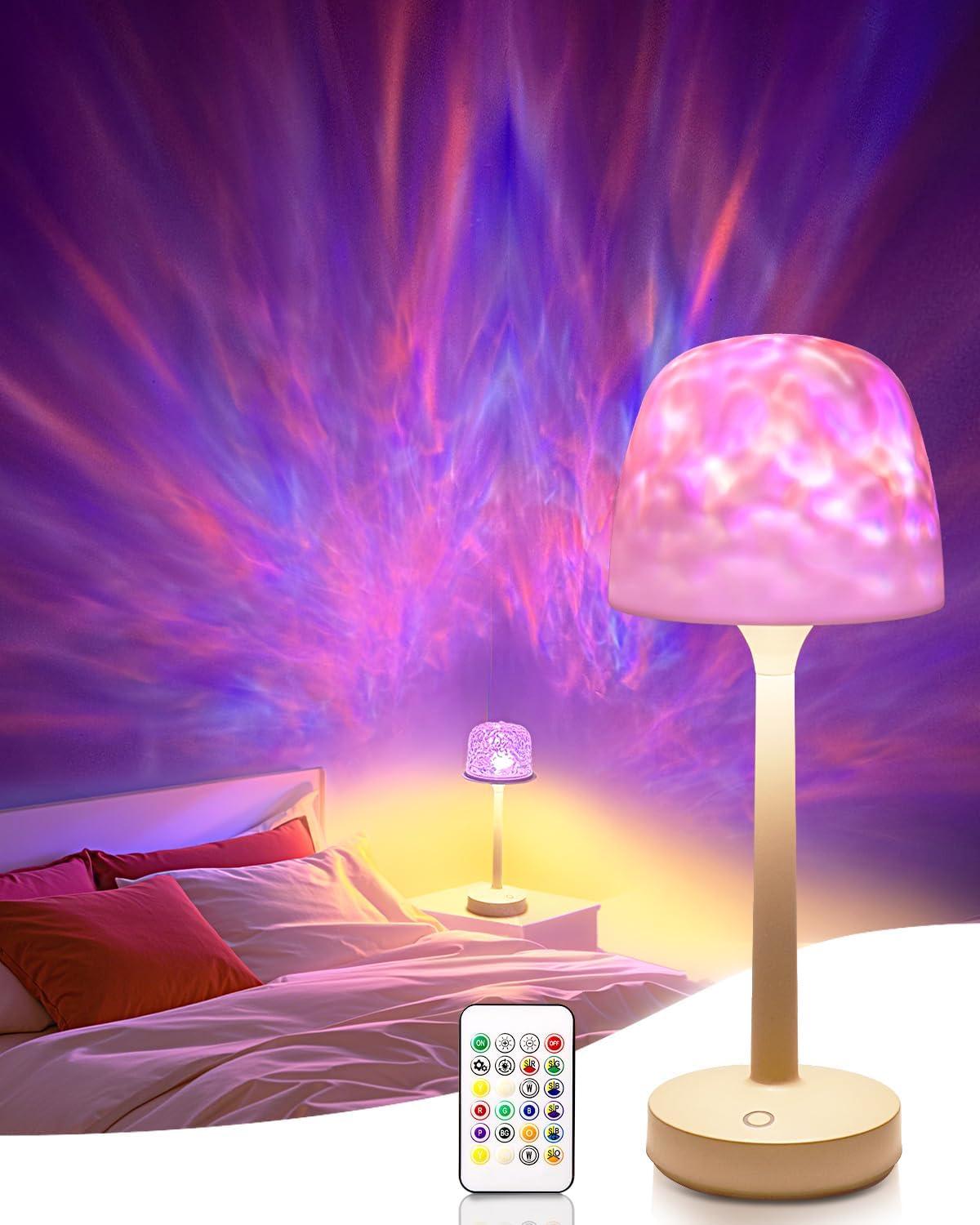 Ocean Wave Cordless Projector Light