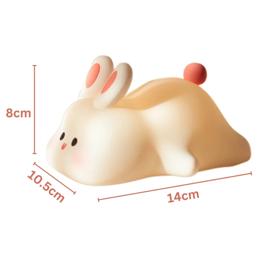 Adorable Bunny Night Light β Soft, Squishy & Rechargeable